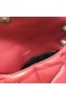 Saint Laurent Loulou Baiacu Pequeno Saco Vermelho Em Pele De Cordeiro Saint Laurent Sacos
