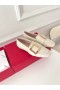 Roger Vivier Macio Fivela De Metal Sapatos De Couro Branco
