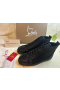 Christian Louboutin Alta Superior VarsiLou Picos De Bezerro Preto