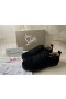 Christian Louboutin Baixo-superior Louis Junior SP Preto/preto Veau Sapatilha de Veludo