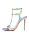 Christian Louboutin Mara 100 mm Multi/lin Las Ab Genuino