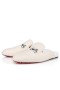 Christian Louboutin Marinha Coolito Homem Branco De Lã Sandália