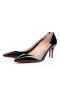 Christian Louboutin Bombas de Kate 70 mm Preto de Couro envernizado