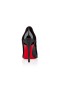 Christian Louboutin Pigalle 100 Bombas mm Preto de Couro envernizado