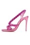 Christian Louboutin Sandália Spikita Alça de 100 mm Conf/met Fúcsia/lin Conf Couro
