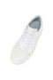 Christian Louboutin Sapatilha Vieira Orlato Televisão Off White/forro Azul camellia lace