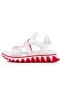 Christian Louboutin Verão Loubishark Televisão De Poliester Branco E Sandália