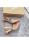 Christian Louboutin Actina 85mm Slingback Pumps Nappa Leather Nude 