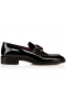 Christian Louboutin Chambeliss Night Strass Max Loafers Patent Calf Leather Black