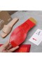 Christian Louboutin CL Mule Calf Leather Leche