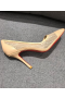 Christian Louboutin Follies 100mm Pumps Florale Lace Nude