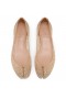 Christian Louboutin Marlougiela Strass Ballerinas Mesh And Patent Calf Leather Blush