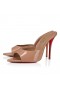 Christian Louboutin Miss Z Mule 100 Mm Mules Patent Calf Leather Black