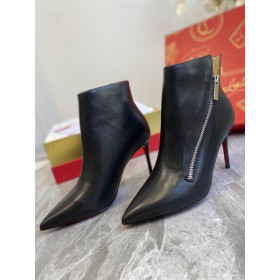 Christian Louboutin BirgiKate Ankle Boots 85mm Pelica Preto