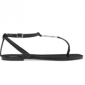 Saint Laurent Preto Nu Pieds correia-T Sandálias Saint Laurent Sapatos