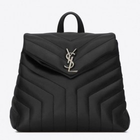 Saint Laurent Preto Pequeno LouLou Mochila Saint Laurent Sacos