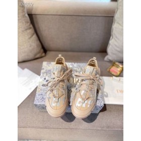 Dior D-ligar Nude Tênis em Tecido Técnico