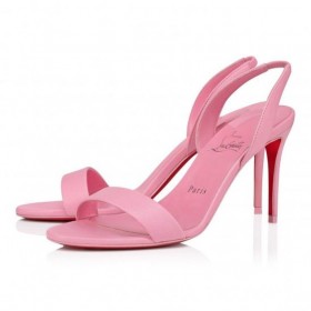 Christian Louboutin O Marylin 85 Mm Sandálias De Couro Nappa Calipso Sapatos Christian Louboutin