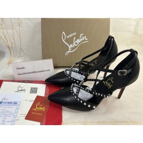 Christian Louboutin Tatooshka Picos de Bomba de 100mm Couro Napa Preto