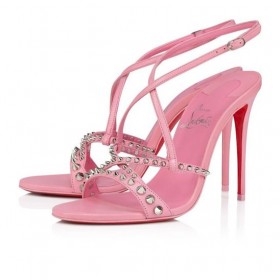 Christian Louboutin Tatooshka Picos De 100 Mm Sandálias De Tiras Calipso