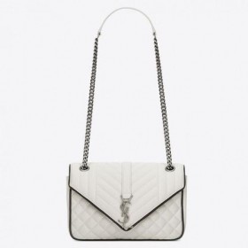 Saint Laurent Pomba Médio Monograma Satchel Bag Saint Laurent Sacos