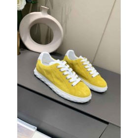Jimmy Choo Diamante De Luz F Tênis Amarelo