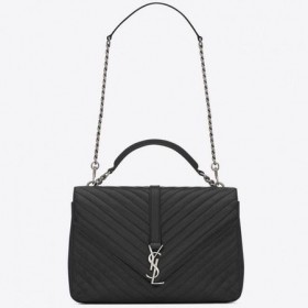 Saint Laurent Grande Preto Colégio Saco De Ombro