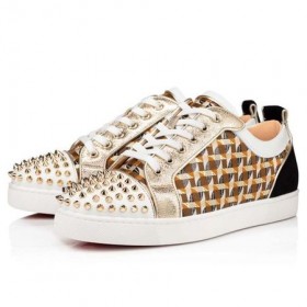Christian Louboutin Louis Junior Picos Orlato Versão Multi Bezerro Para Homens