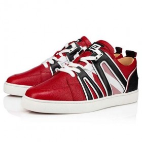 Christian Louboutin Baixo-top Vida LT Loubi/Veludo preto Sapatilha