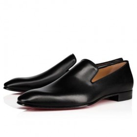 Christian Louboutin Oxford Dente-De-Leão Preto De Bezerro