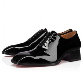 Christian Louboutin Oxford Vatik Patente Preto