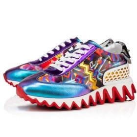Christian Louboutin Sapatilha Loubishark Donna Versão Multi Bezerro