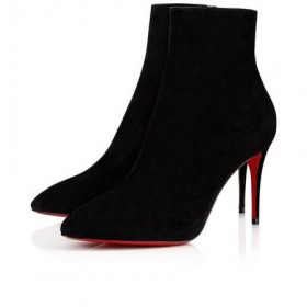 Christian Louboutin Spikita Espólio Eloise 85 mm Preto Sapatos de Camurça