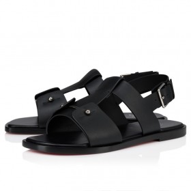 Christian Louboutin Chambeliss Sandal Sandals Calf Leather Black