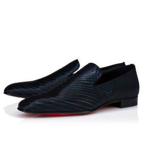 Christian Louboutin Dandelion Loafers Jacquard Ocean Navy