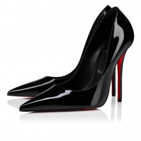 Christian Louboutin Miss Z 120 mm Pumps Patent Calf Leather Black