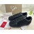 Christian Louboutin Seavaste 2 Tênis de Couro de Bezerro de Jacquard com Spikes Preto