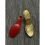 Christian Louboutin Degramule Strass Mulas 85mm Metalizado Ouro
