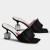 Roger Vivier Cubo Strass Salto De Mulas De Cetim Preto