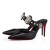 Christian Louboutin Mulas Perder Goldora 85 mm Preto/mix Preto/lin Bk Criança