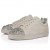 Christian Louboutin Louis Junior P Strass Eternity Sneakers Veau Velours Albatre