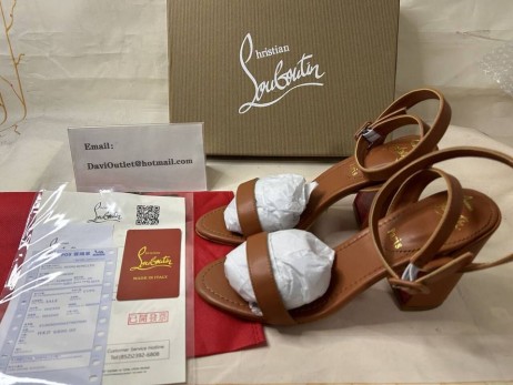 Christian Louboutin Miss Sabina 85 Mm-es Szandál Nappa Bőr Cuoio CL Cipő Bolt