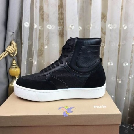 Christian Louboutin Felső Rui Magas szárú Bőr Cipők Fekete Christian Louboutin