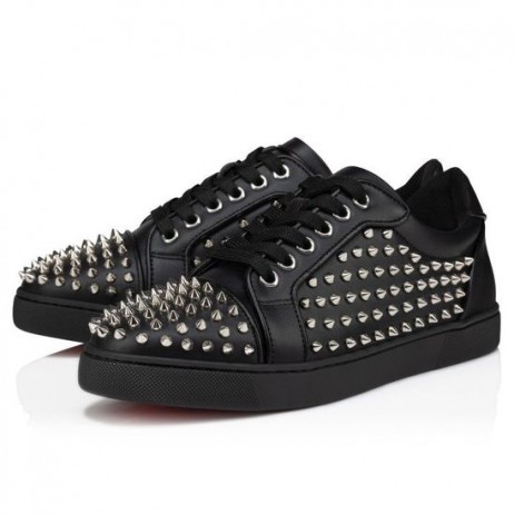 Christian Louboutin Vieira Este Tüskék Cipők Férfi Borjú, valamint Nappa Bőr Fekete