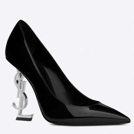 Saint Laurent Fekete Opyum Szivattyúk Ezüst-tónusú Sarok DsicountSaint Laurent Szivattyúk