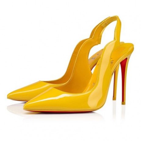 Christian Louboutin Szivattyúk Dögös Csaj 100 mm Sol/lin Sol lakkbőr