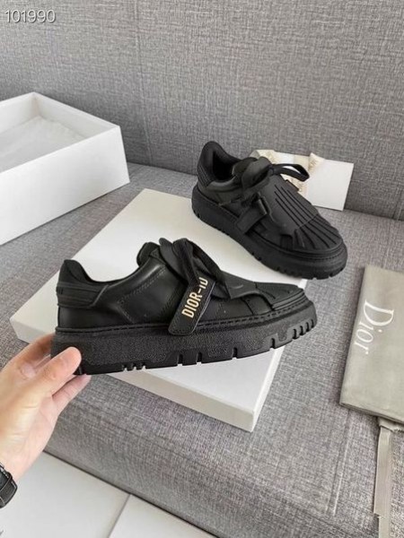 Dior-ID Cipő Fekete Borjúbőr Gumi