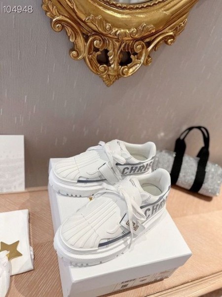 Dior-ID Cipő Fehér francia Kék Műszaki Szövet