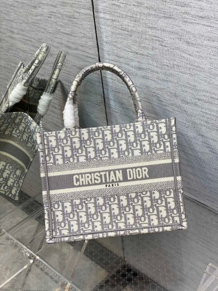 Dior Könyvet Cipel Szürke Dior Ferde Hímzés