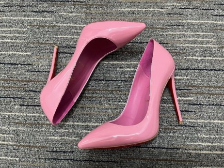 Christian Louboutin Kate Szivattyúk 100mm Szabadalmi Bőr Rózsaszín